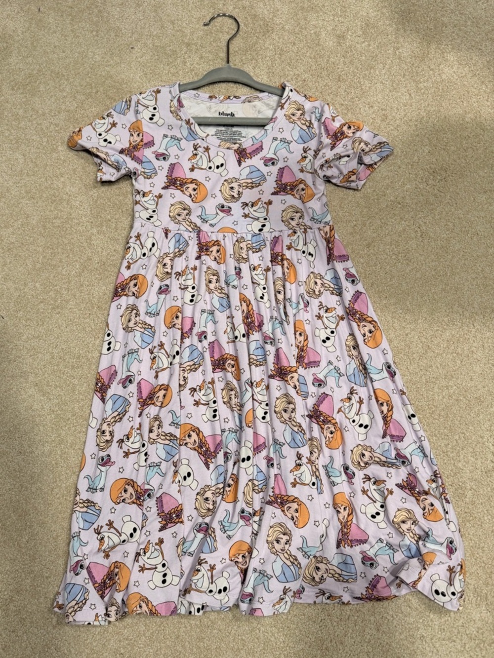 Blush Lotus Girls' Frozen Character Twirl Dress